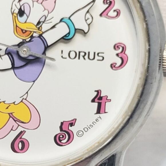 Disney X Lorus Daisy Duck ULTRA RARE VTG Denim Watch  H2F main image 5
